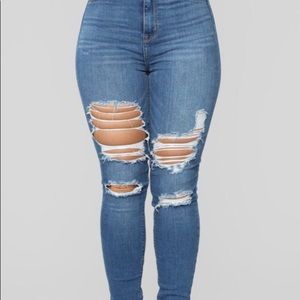 Brand New Fashion Nova Jeans Size 13